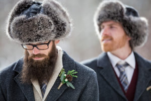 Winter Wedding by Candra Schank Photography at Dual Acres Sleigh & Wagon Rides