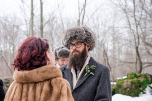 Winter Wedding by Candra Schank Photography at Dual Acres Sleigh & Wagon Rides