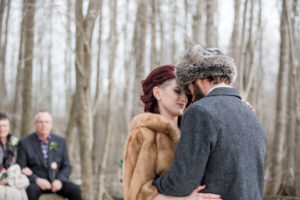 Winter Wedding by Candra Schank Photography at Dual Acres Sleigh & Wagon Rides