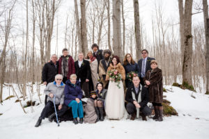 Winter Wedding by Candra Schank Photography at Dual Acres Sleigh & Wagon Rides