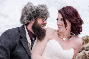 Winter Wedding by Candra Schank Photography at Dual Acres Sleigh & Wagon Rides