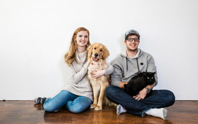 Family & Pet Photography Studio Session / Owen Sound Pet Photographer